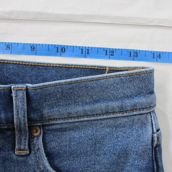 J. Crew Women's Size 25 Essential Straight Raw Hem Jeans - Picture 6 of 9